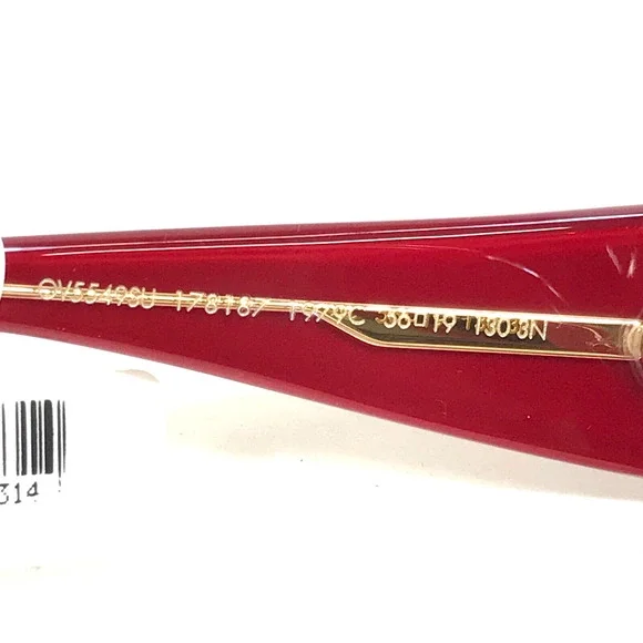 Oliver Peoples x KHAITE Sunglasses OV5549SU 178187 1979C Red Frames Gray Lenses